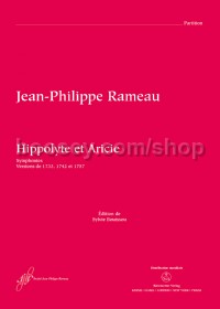 Hippolyte et Aricie (versions 1733, 1742, 1757) Symphonies RCT 43 (Full Score, paperback)