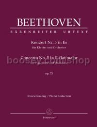Concerto No. 5 for in Eb major for Pianoforte and Orchestra, op. 73 - piano solo & reduction