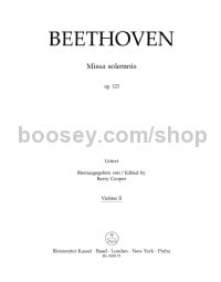 Missa solemnis Op.123 (Violin II)