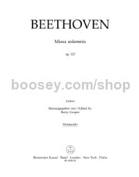 Missa solemnis Op.123 (Cello)