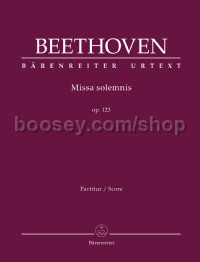 Missa solemnis Op.123 (Full Score, paperback)