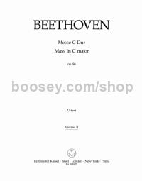 Mass in C major Op. 86 - violin 2 part