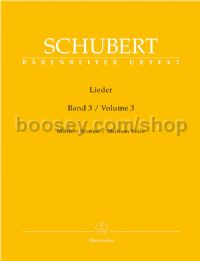 Lieder, Volume 3 (Medium Voice)