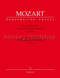 Notebooks of Mozart and His Sister for Piano