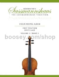 Violin Recital Album, First Position, Vol. 1