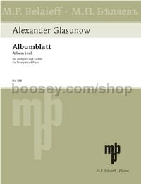Albumblatt - trumpet & piano