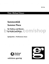 Sommerstück / Summer piece - violin & piano
