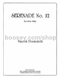 Serenade No. 12 for Solo Tuba, Op. 88 (bass clef)