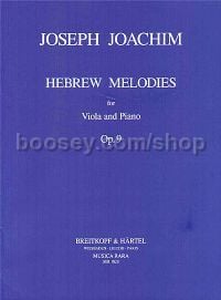 Hebrew Melodies for Viola Op. 9 Viola & Piano