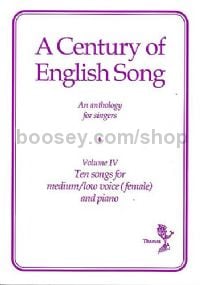 Century Of English Song 4 Med/low