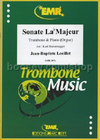 Sonata in A flat (arr. trombone & piano) - treble & bass clefs