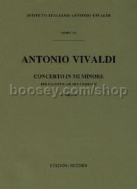 Concerto in E Minor, RV 484 (Bassoon & Orchestra)