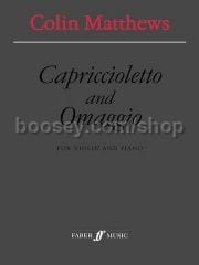 Capriccioletto & Omaggio (violin & piano)