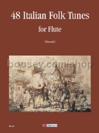 Italian Folk Tunes (48) for flute