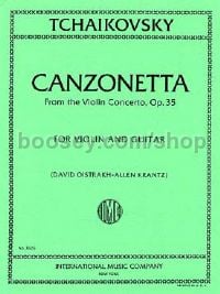 Canzonetta (violin & guitar)