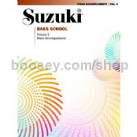 Suzuki Bass School Vol. 4 Piano Accompaniment (Revised Edition)