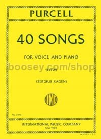 40 Songs (Low Voice/Piano)