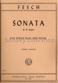 Sonata in G for Double Bass and Piano