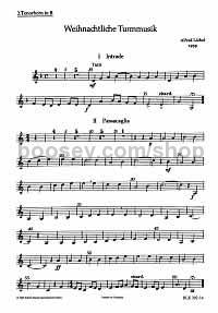 Weihnachtliche Turmmusik - tenor horn 2 part (in Bb)
