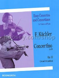 Concertino in D, Op. 12 - violin & piano