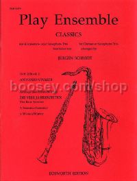 Play Ensemble Classics Book 2 Cl Or Sax Trio 