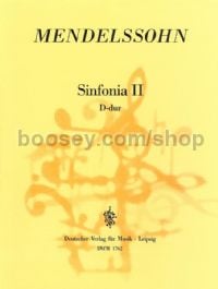 Sinfonia II in D major - string ensemble (score)