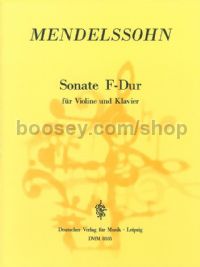 Sonata in F major - violin & piano