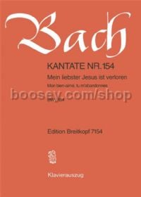 Cantata No. 154 Mein Liebster Jesu (vocal score)