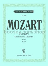 Horn Concerto No. 2 in Eb major KV 417 - horn & piano reduction