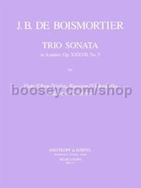 Trio Sonata in A minor, Op. 37/5 (score & parts)