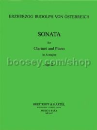 Sonata in A major, Op. 2 - clarinet & piano