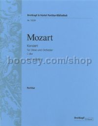 Oboe Concerto in C major KV 314 (285d) (score)