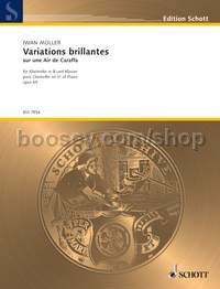 Variations brillantes op. 69 - clarinet & piano