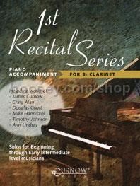 1st Recital Series for Bb Clarinet (Piano accompaniment)