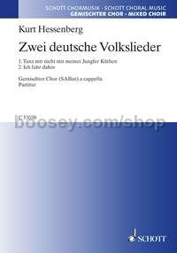 2 German Folk Songs, No. 1 (choral score)