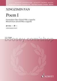 Poem I - SAATTB a cappella