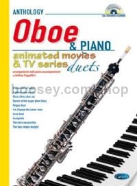 Animated Movies and TV Duets for Oboe And Piano