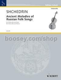 Ancient Melodies of Russian Folk Songs - cello & piano