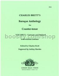 Charles Brett's Baroque Anthology for Counter-tenor, Volume II - Germany & England