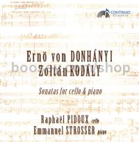Sonatas For Cello & Piano (Continuo Classics Audio CD)
