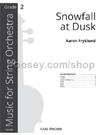 Snowfall at Dusk (String Orchestra Score)