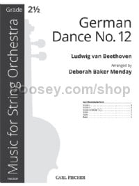 German Dance No. 12 (String Orchestra Score)