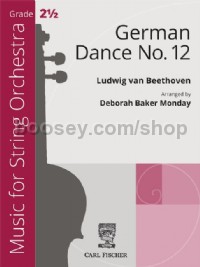 German Dance No. 12 (String Orchestra Score & Parts)