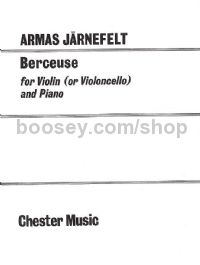 Berceuse for Violin (or Violoncello) and Piano