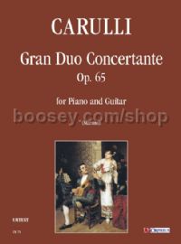 Gran Duo Concertante Op. 65 for Piano & Guitar (score & parts)