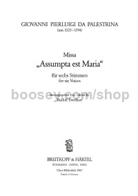Missa 'Assumpta est Maria' (choral score)