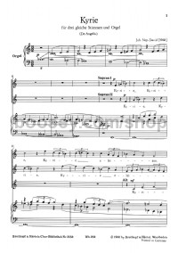 Kyrie (De Angelis) (choral score)