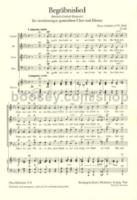 Begrabnislied D168 Gk (choral score)