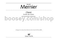 Choral Le don des larmes (Score)