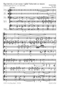 Schütz: Ego dormio- Vulnerasti cor meum (Mixed Choir)